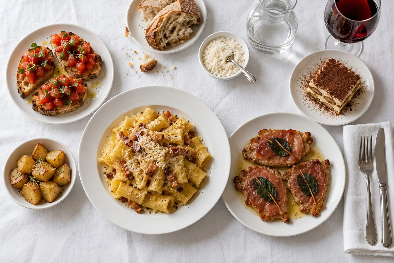 La Lupa menu: Roman dishes