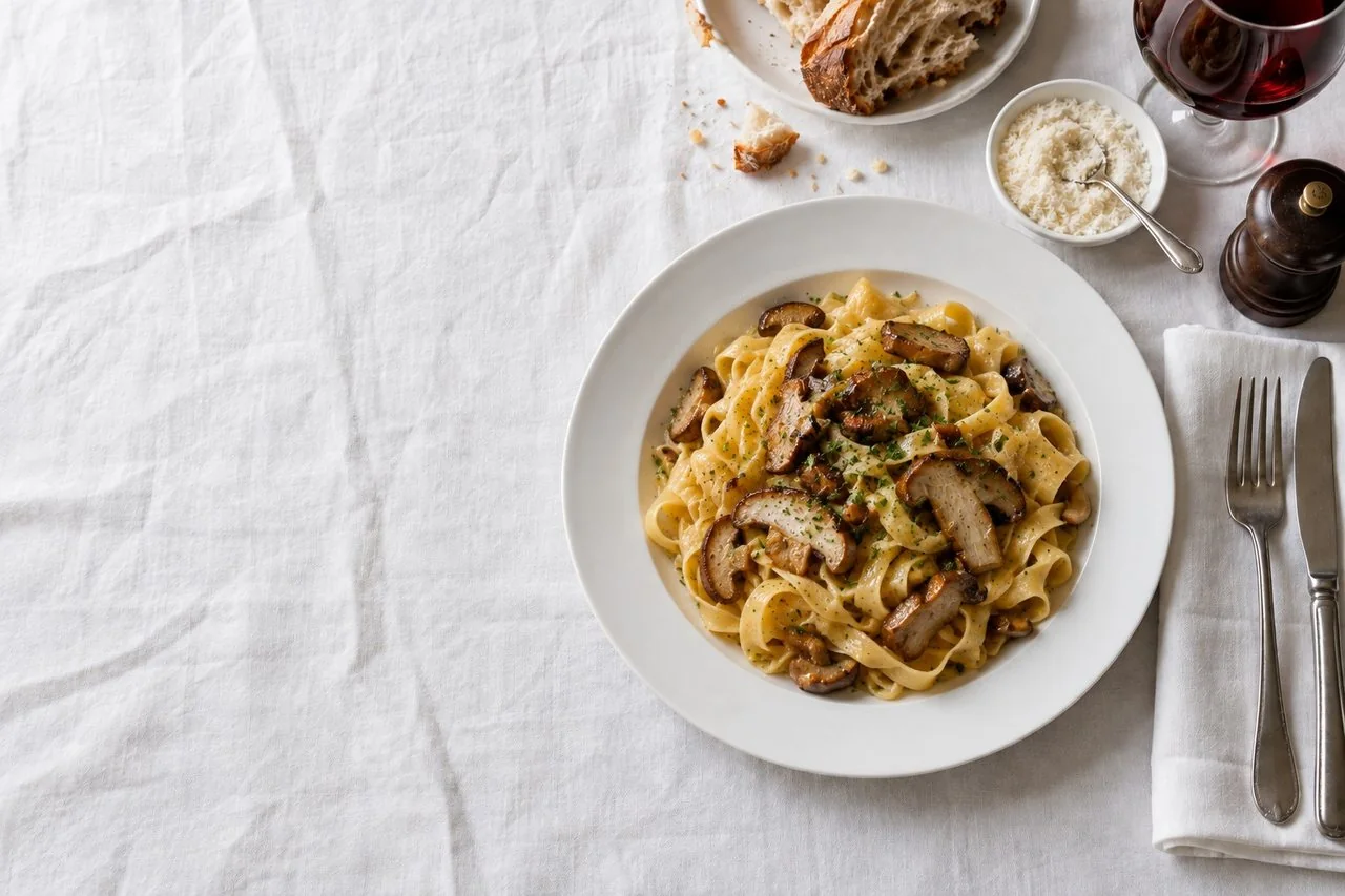 Fettuccine ai funghi porcini