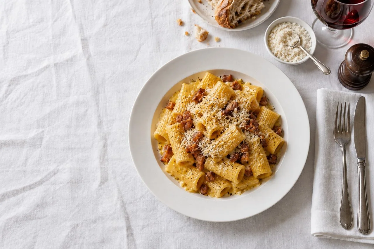 Rigatoni alla carbonara