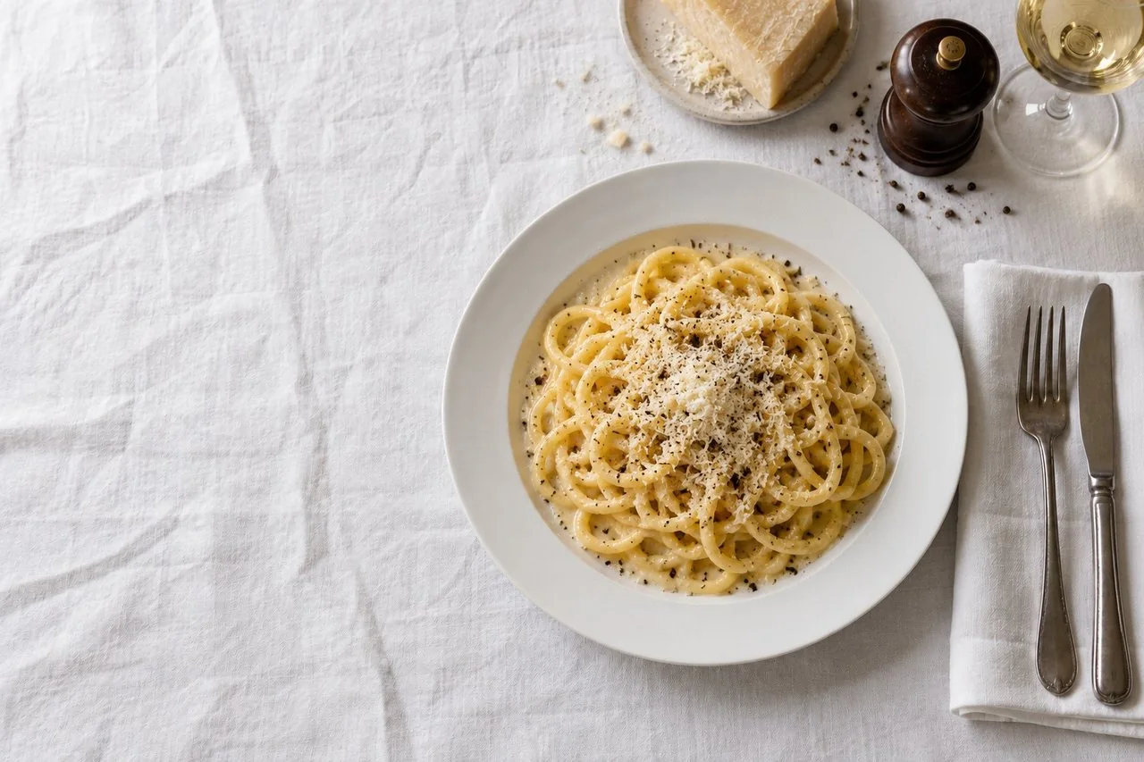 Tonnarelli cacio e pepe